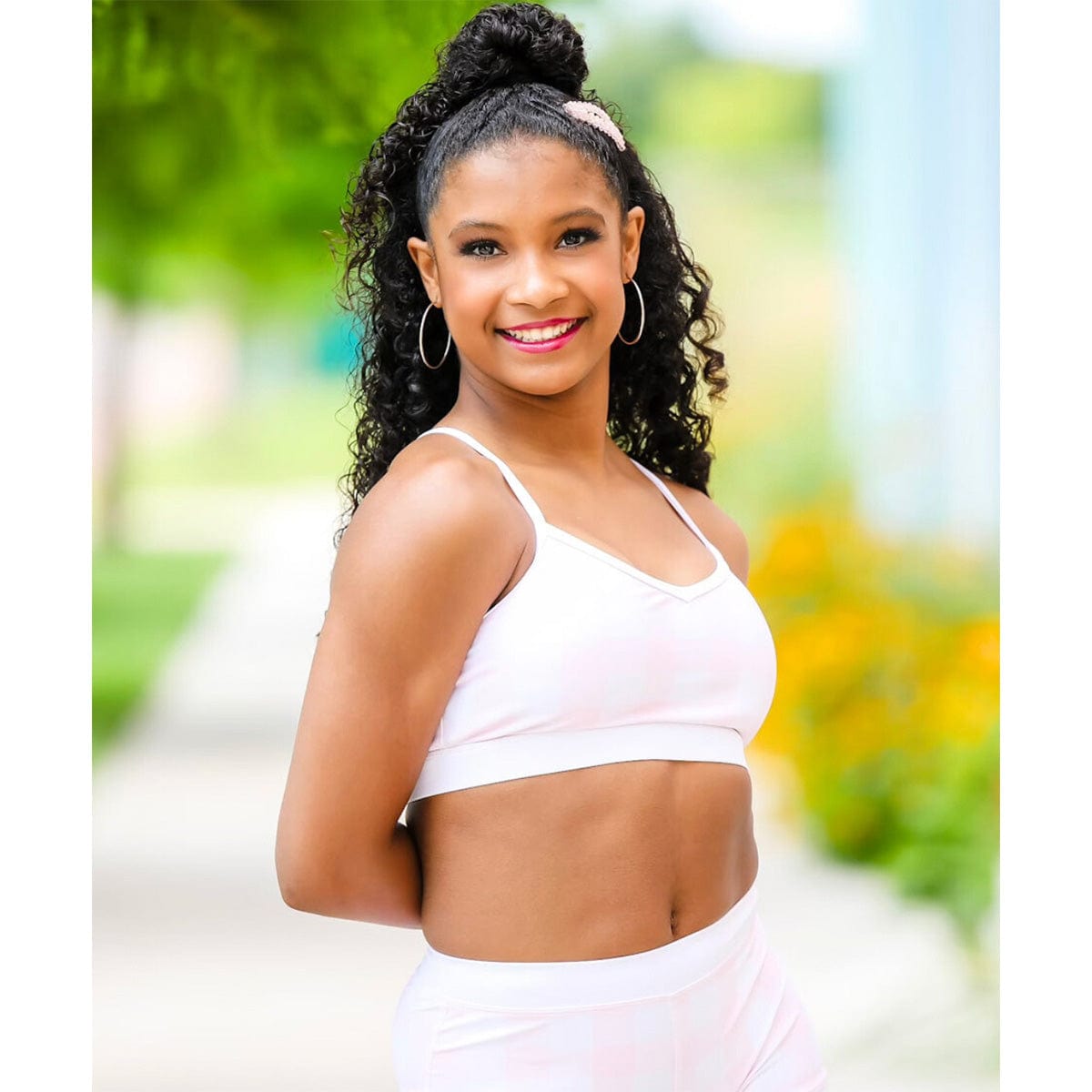 Oh La La Muse Top Child L Quartz Gingham - DanceSupplies.com