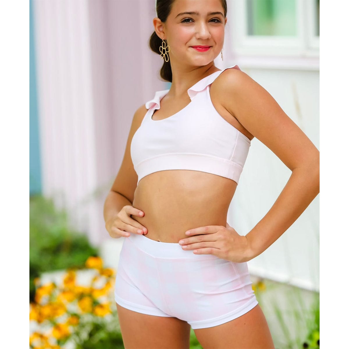 Oh La La Boyshort Briefs Child M Quartz Gingham - DanceSupplies.com