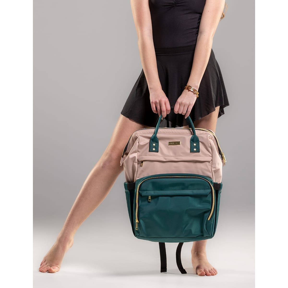 Oh La La Ballet Backpack Bayberry - DanceSupplies.com