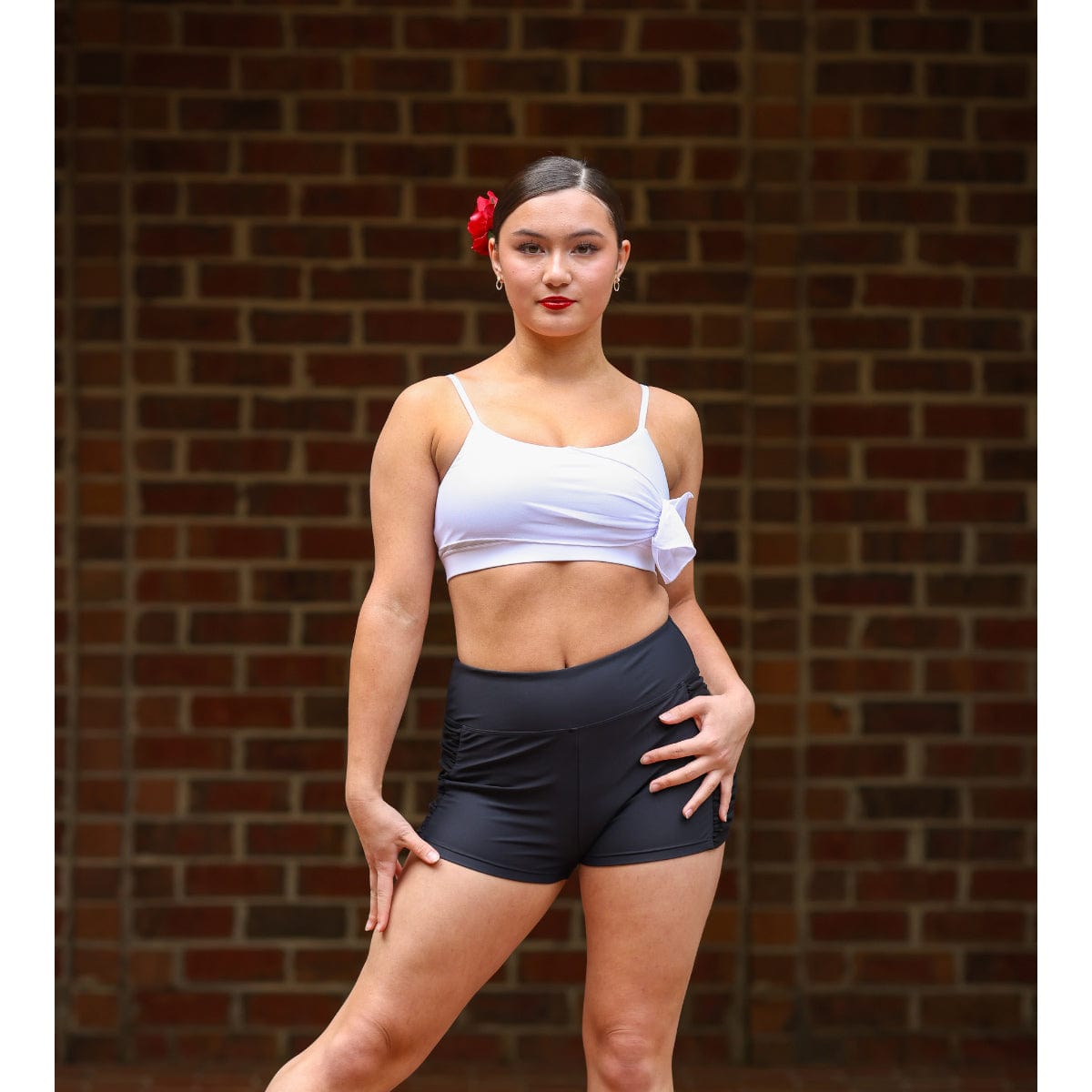 Oh La La Ava Top Child I White - DanceSupplies.com