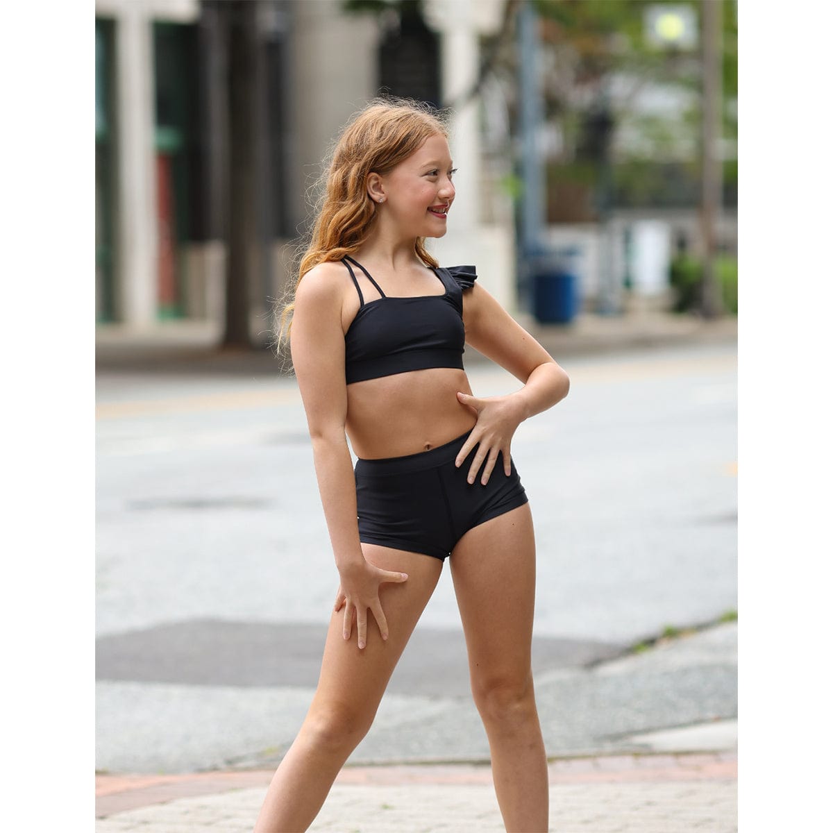 Oh La La Bijou Top Child I Black - DanceSupplies.com