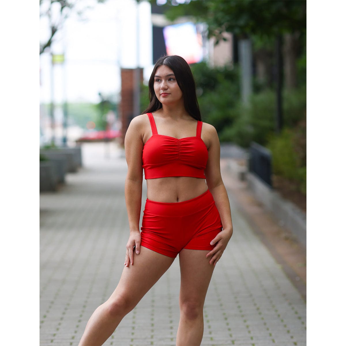 Oh La La Onyx Top Child I Flame Scarlet - DanceSupplies.com