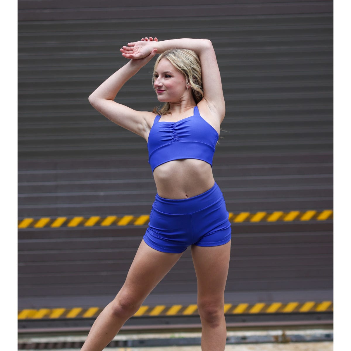 Oh La La Adelite Shorts Child I Dazzling Blue - DanceSupplies.com