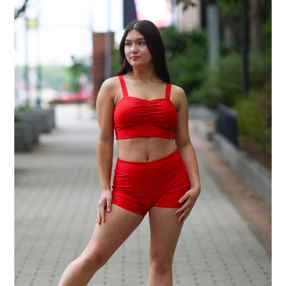 Oh La La Adelite Shorts Child M Flame Scarlet - DanceSupplies.com