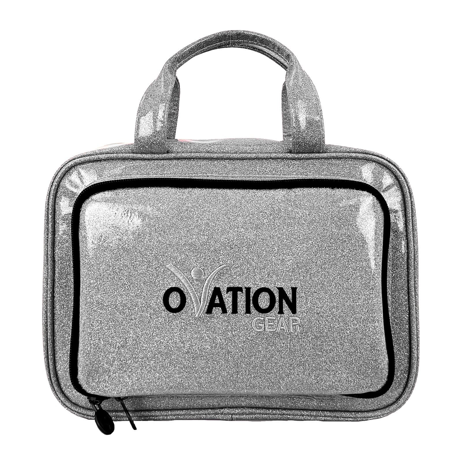 Ovation Gear Sparkle Cosmetic Bag Silver - DanceSupplies.com