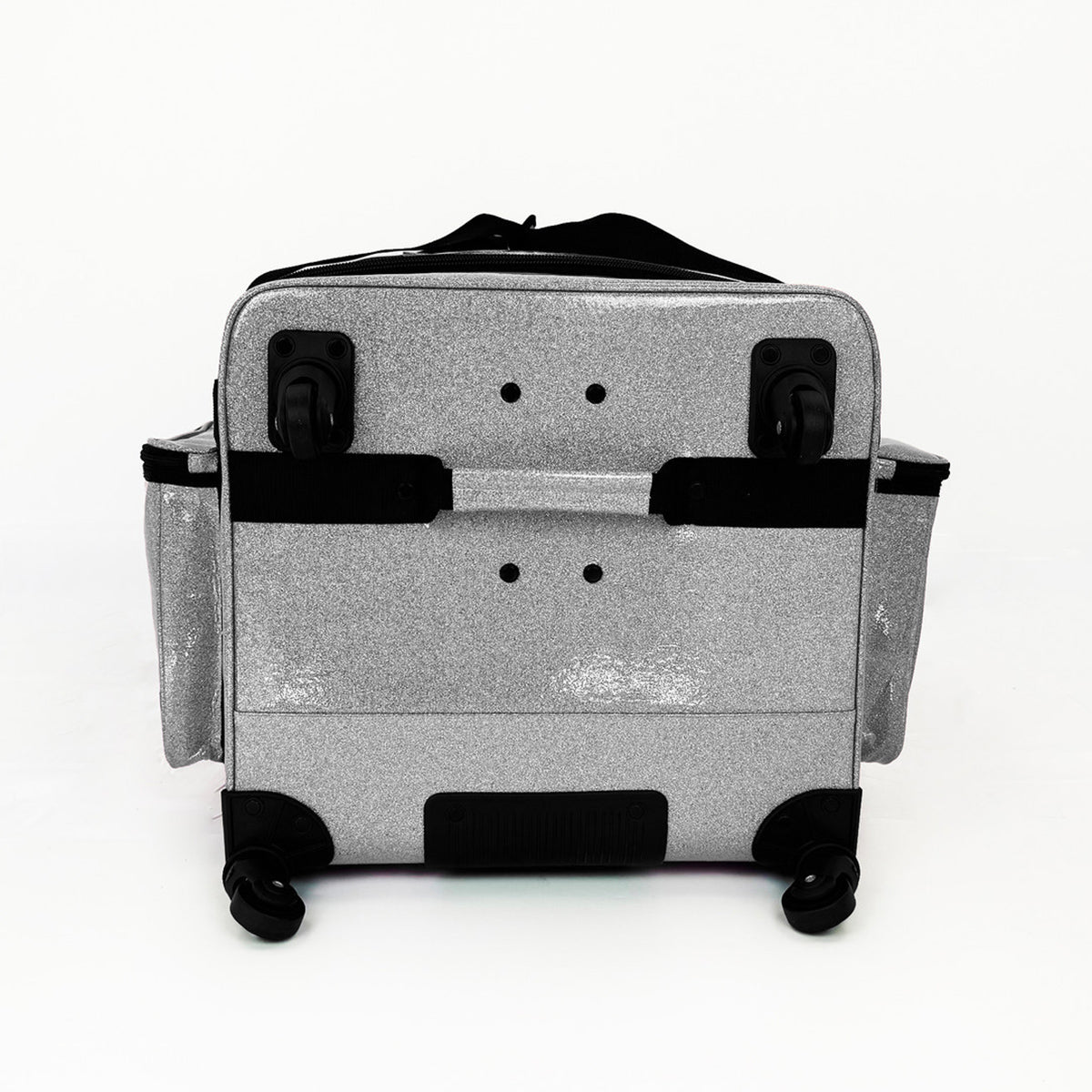 Ovation Gear Sparkle Silver 4-Wheel Performance Bag - Medium - DanceSupplies.com