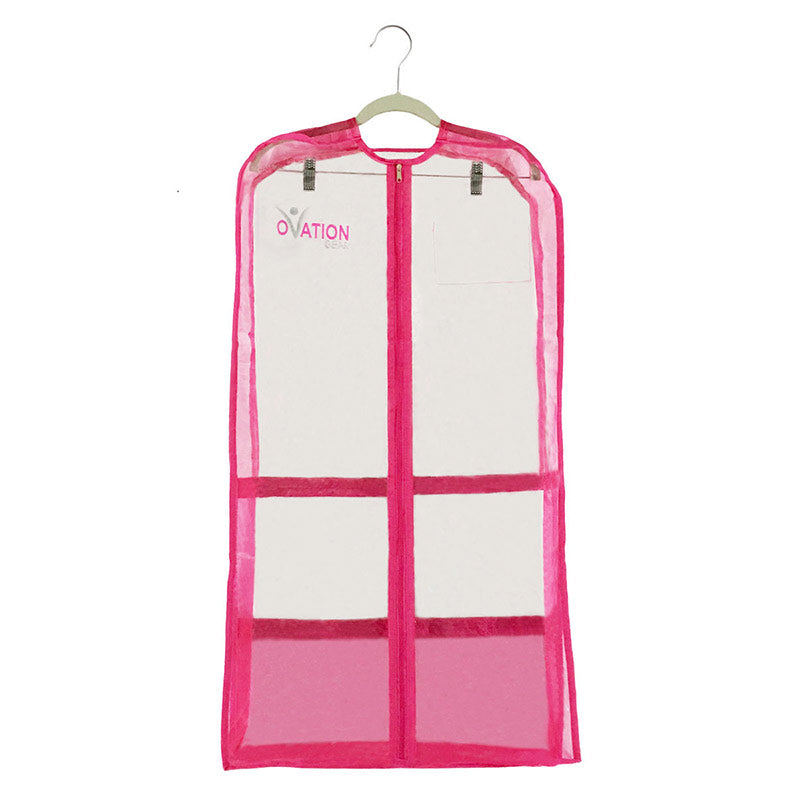 Ovation Gear Gusseted Garment Bag Hot Pink  - DanceSupplies.com