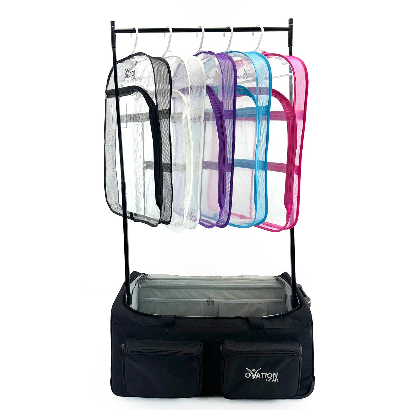 Ovation Gear Short Gusseted Side-Zip Garment Bag - DanceSupplies.com