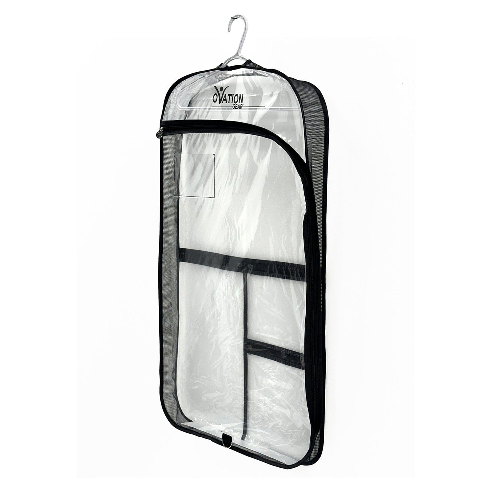 Ovation Gear Gusseted Side-Zip Garment Bag Black - DanceSupplies.com