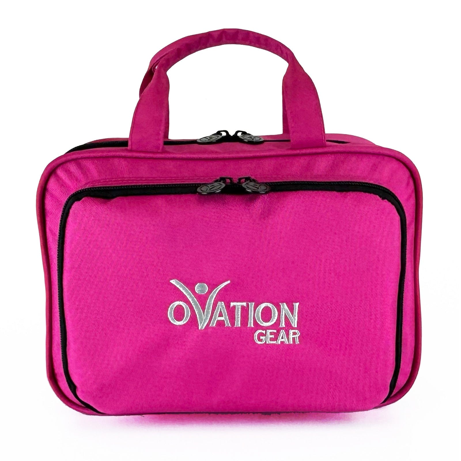 Ovation Gear Deluxe Cosmetic Bag Hot Pink - DanceSupplies.com