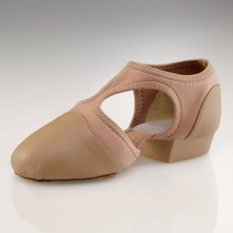 Capezio Adult Pedini Femme Lyrical Shoes - Caramel Adult 4 Caramel - DanceSupplies.com