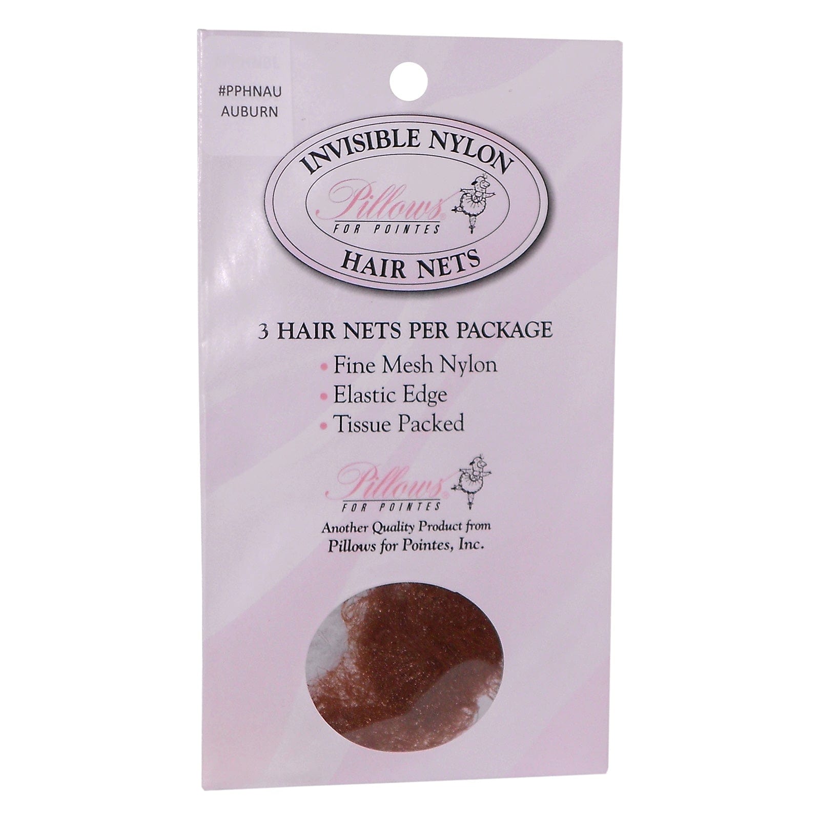 Pillows For Pointes Hair Nets Auburn - DanceSupplies.com