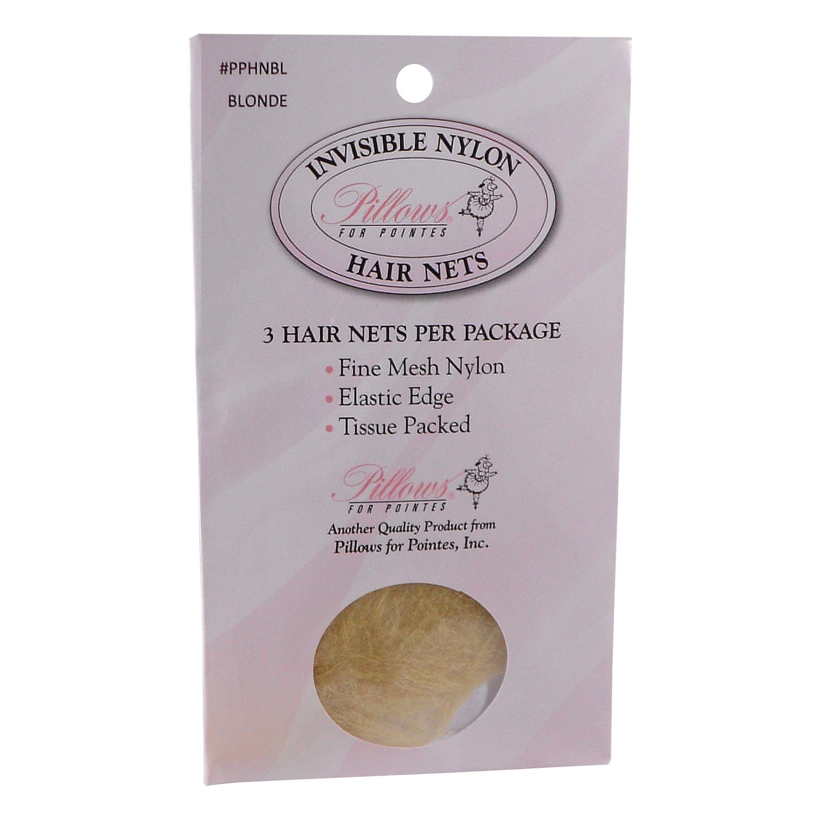 Pillows For Pointes Hair Nets Blonde - DanceSupplies.com