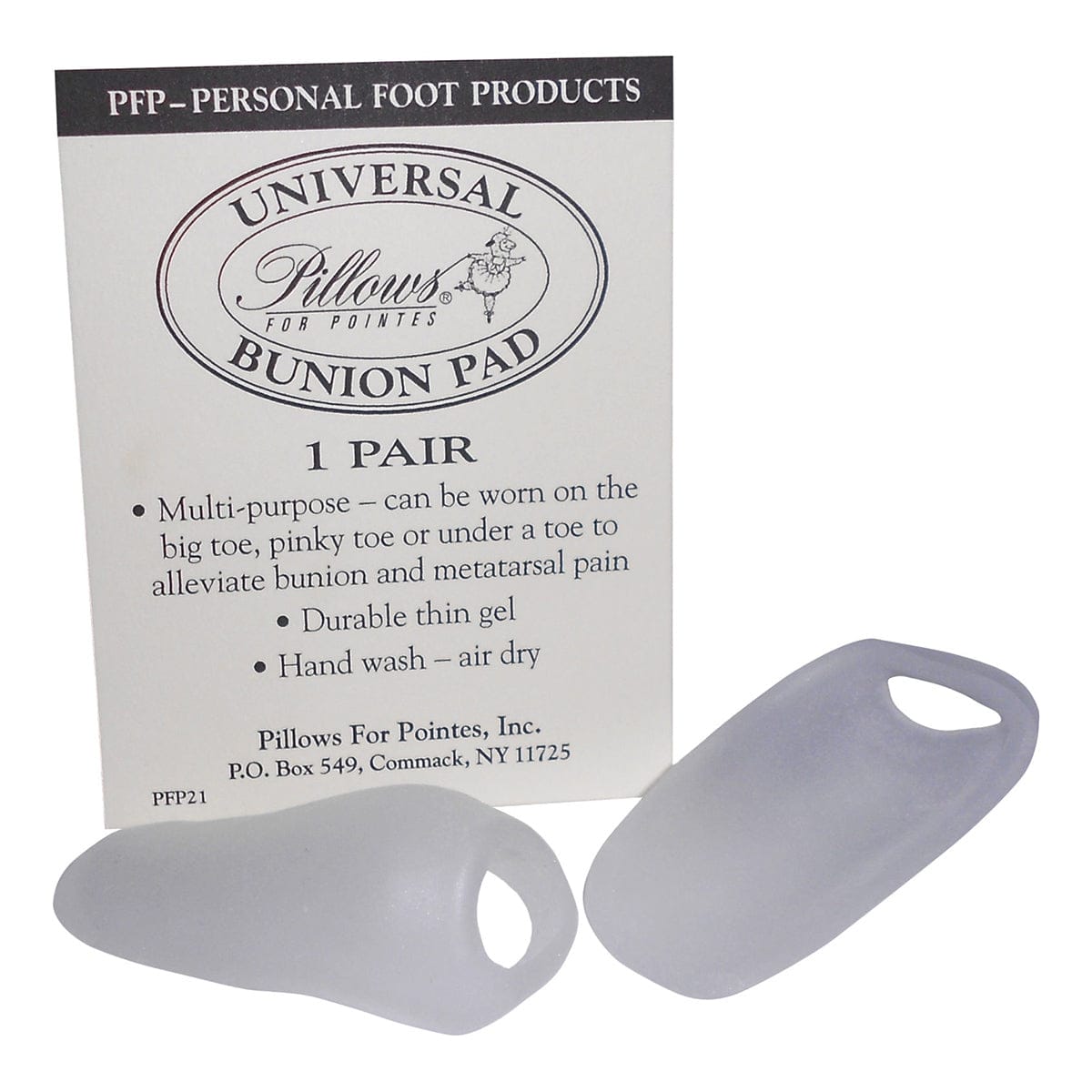 Pillows For Pointes Universal Bunion Pads - DanceSupplies.com