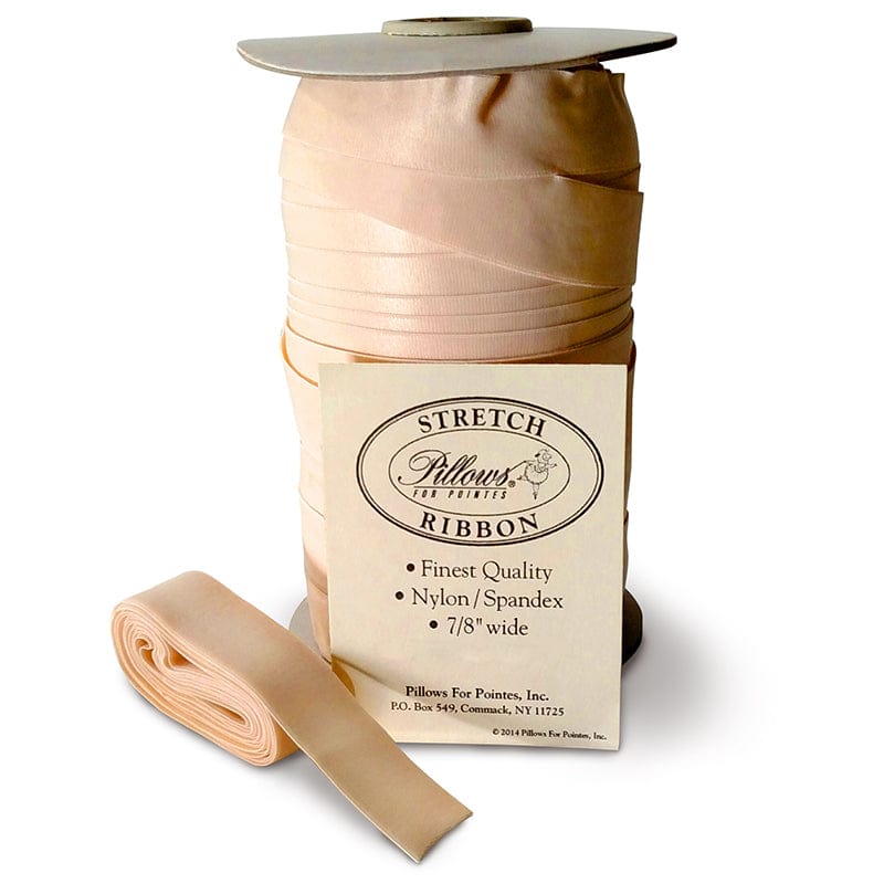 Pillows For Pointes Stretch Ribbon Roll European Pink - DanceSupplies.com