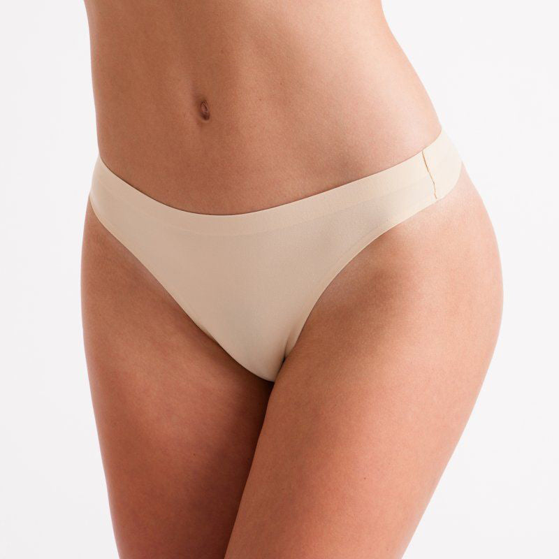 Silky Dance Invisible Low Rise Thong Adult XS Nude - DanceSupplies.com