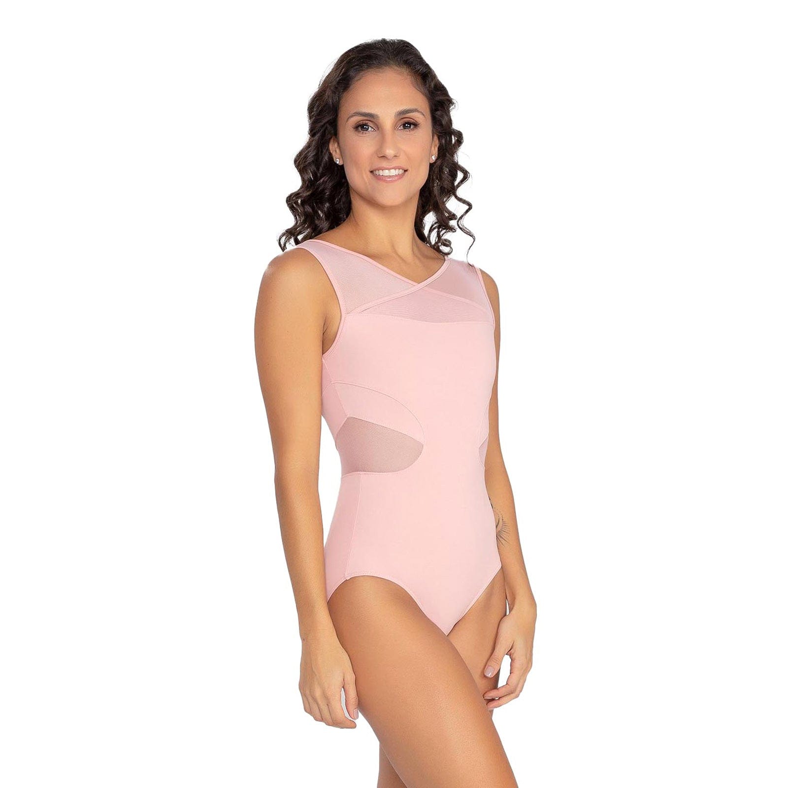 So Danca Adult Zaya Leotard Adult P Petal Pink - DanceSupplies.com