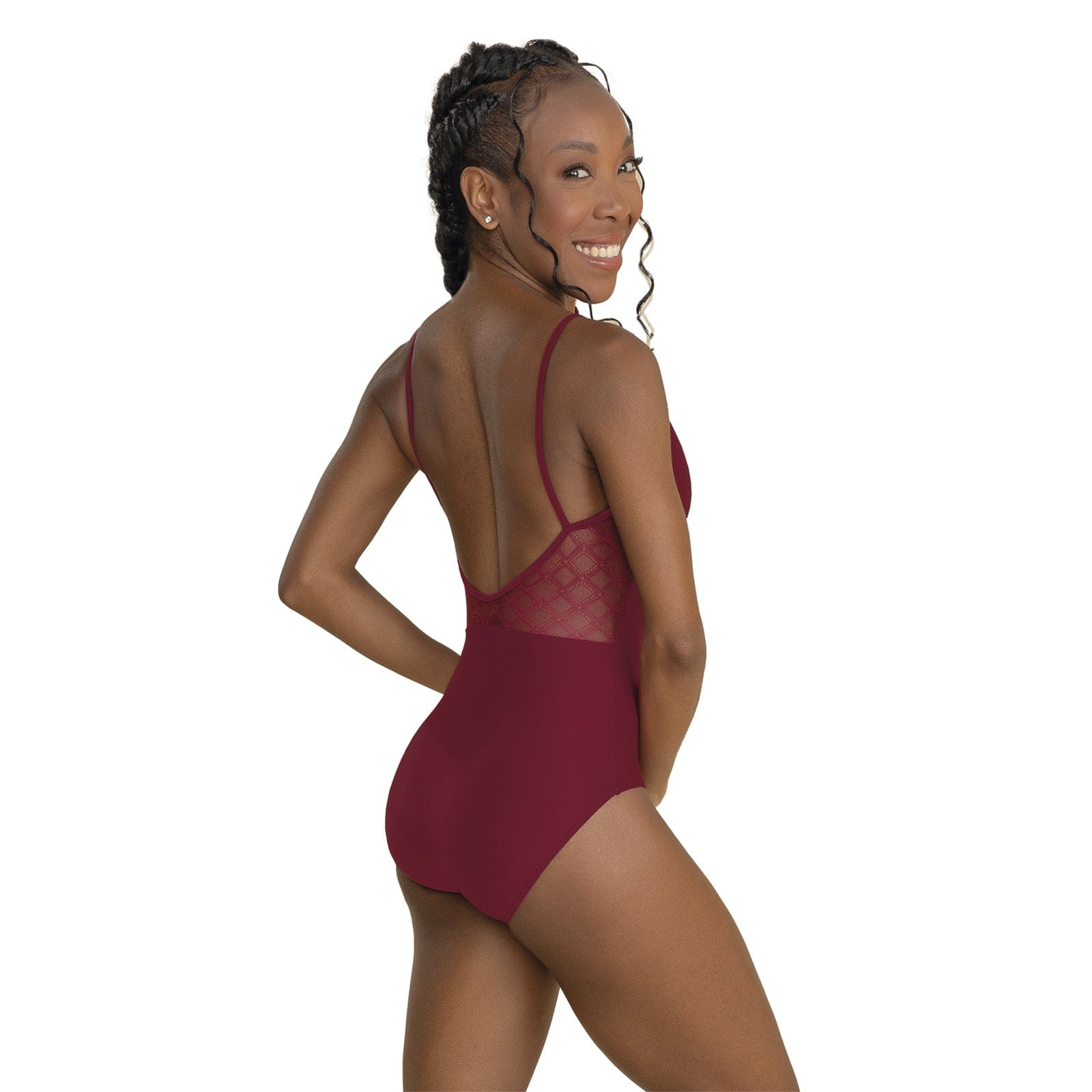 So Danca Adult Harp Leotard Adult P Burgundy - DanceSupplies.com