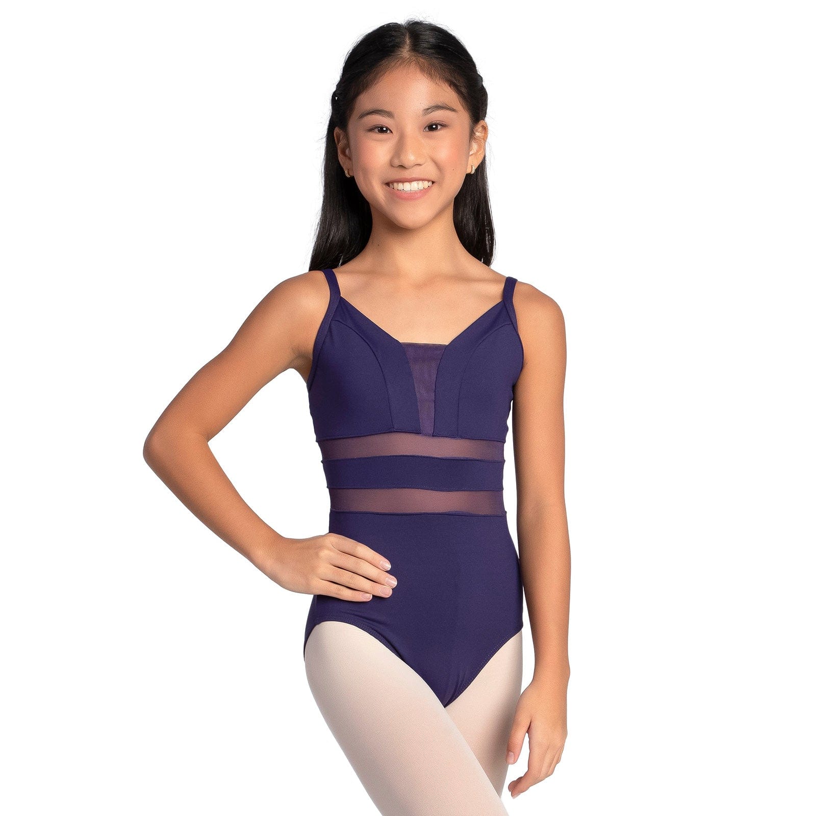 So Danca Child Romecka Leotard Child 6X-7 Blackberry - DanceSupplies.com