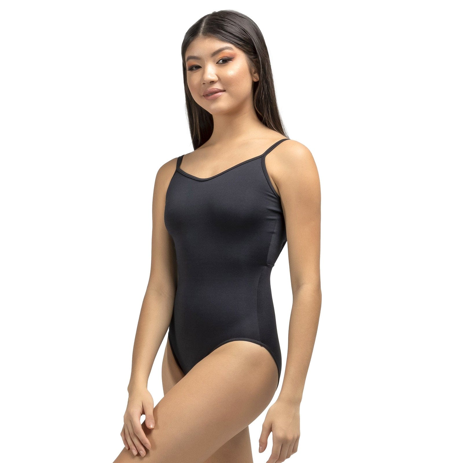 So Danca Adult Shailene Camisole Leotard Adult P Black - DanceSupplies.com