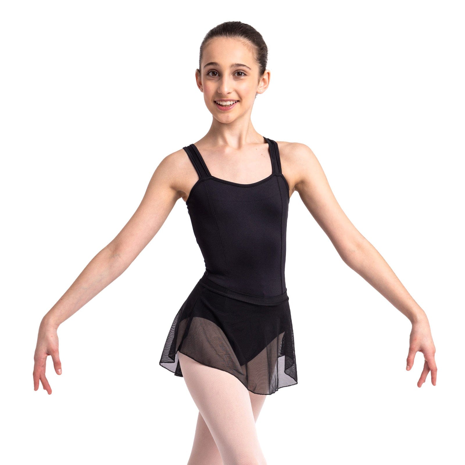 So Danca Child Maria Skirt Child 6X-7 Black - DanceSupplies.com
