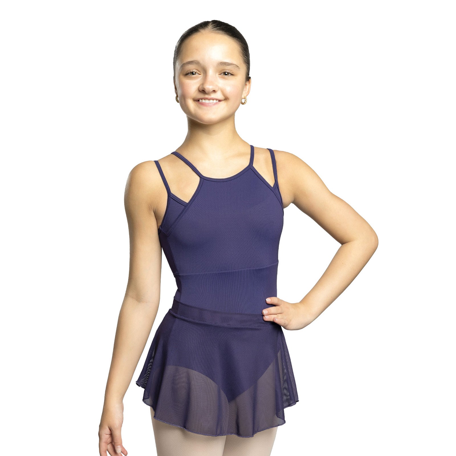 So Danca Child Maria Skirt Child 6X-7 Midnight Blue - DanceSupplies.com