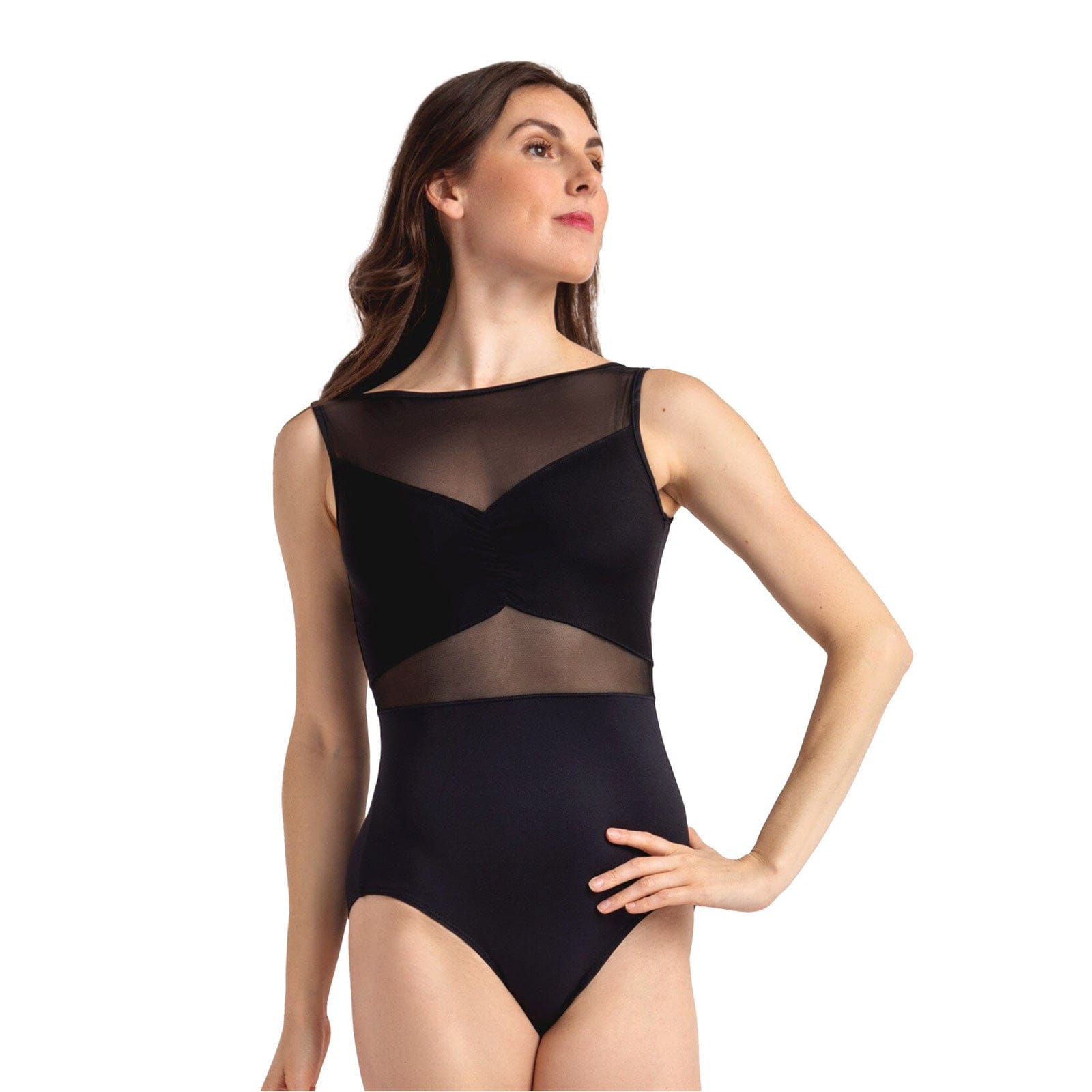 So Danca Adult Emeralds Leotard Adult P Black - DanceSupplies.com