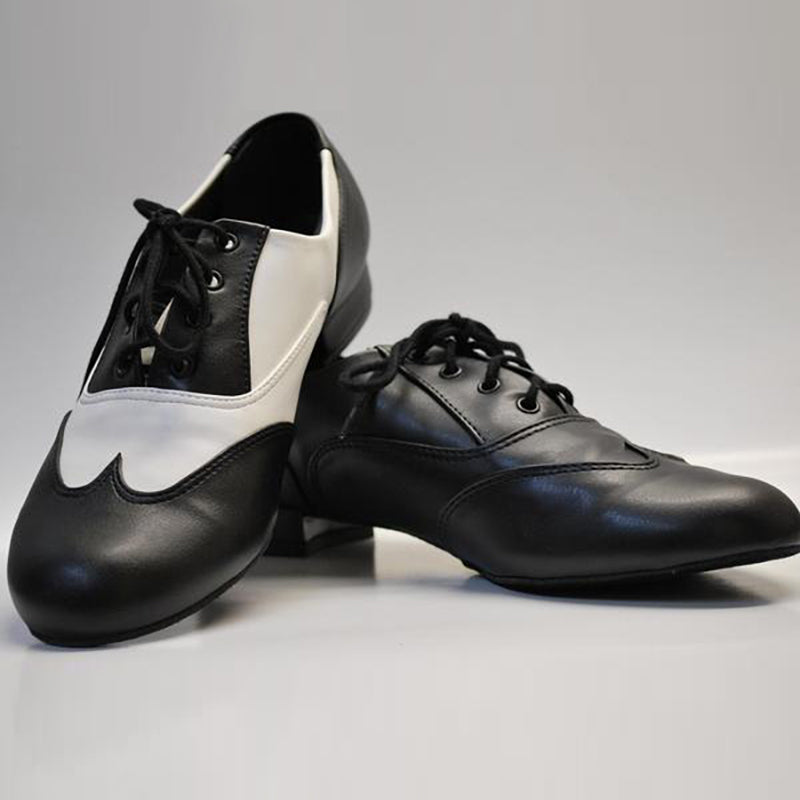 So Danca Adult Classic Oxford Jazz Shoes - Black and White   - DanceSupplies.com