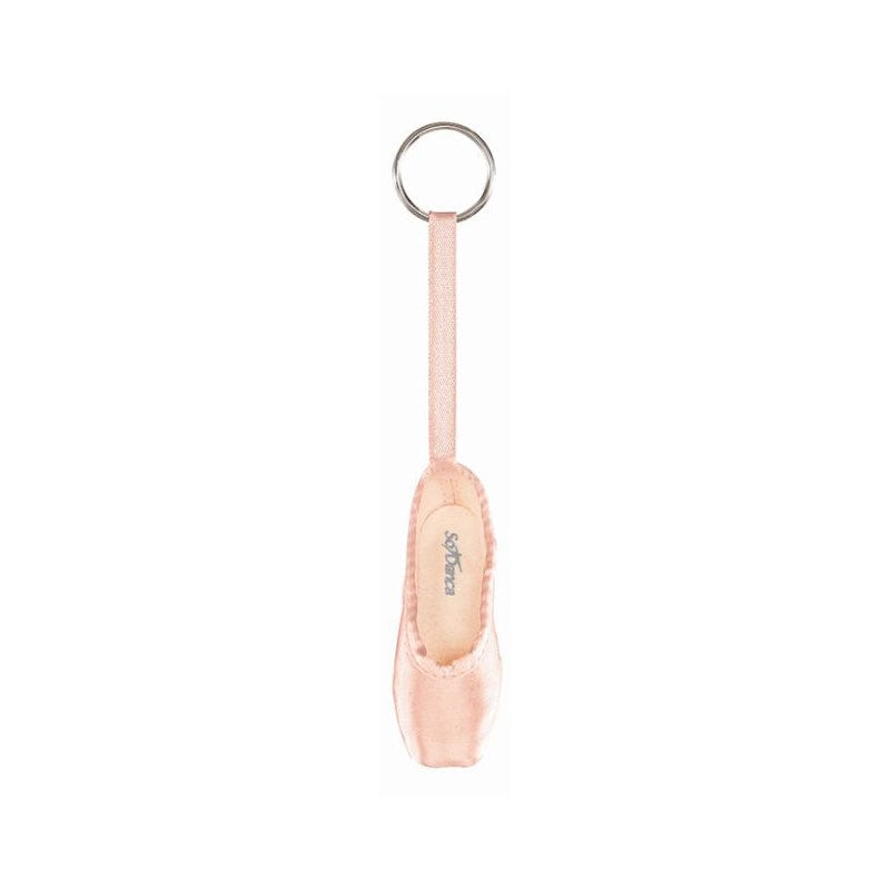 So Danca Mini Pointe Shoe Keychain So Danca Pink - DanceSupplies.com