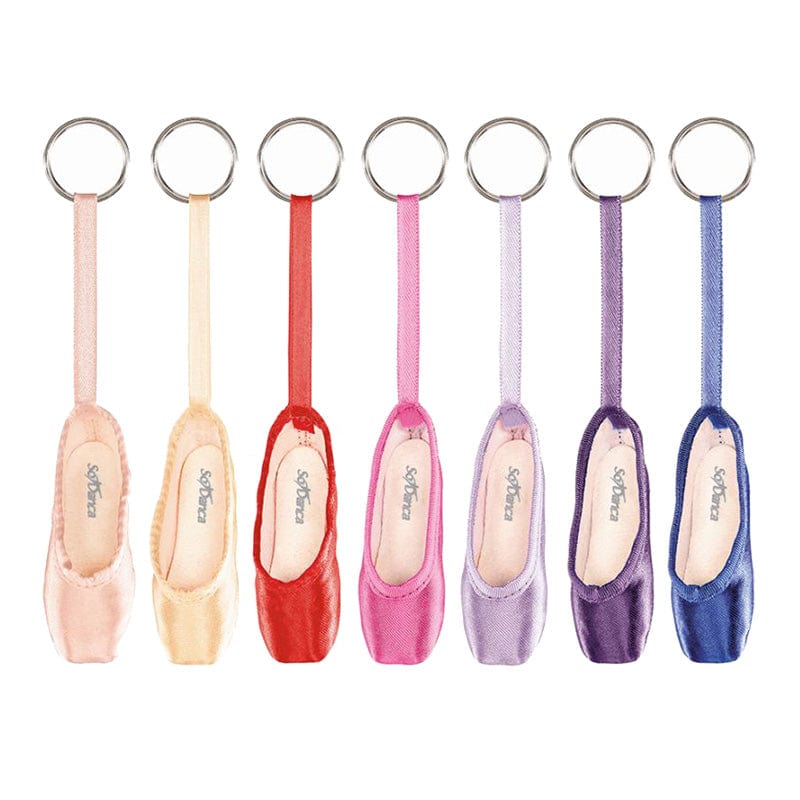 So Danca Mini Pointe Shoe Keychain - DanceSupplies.com