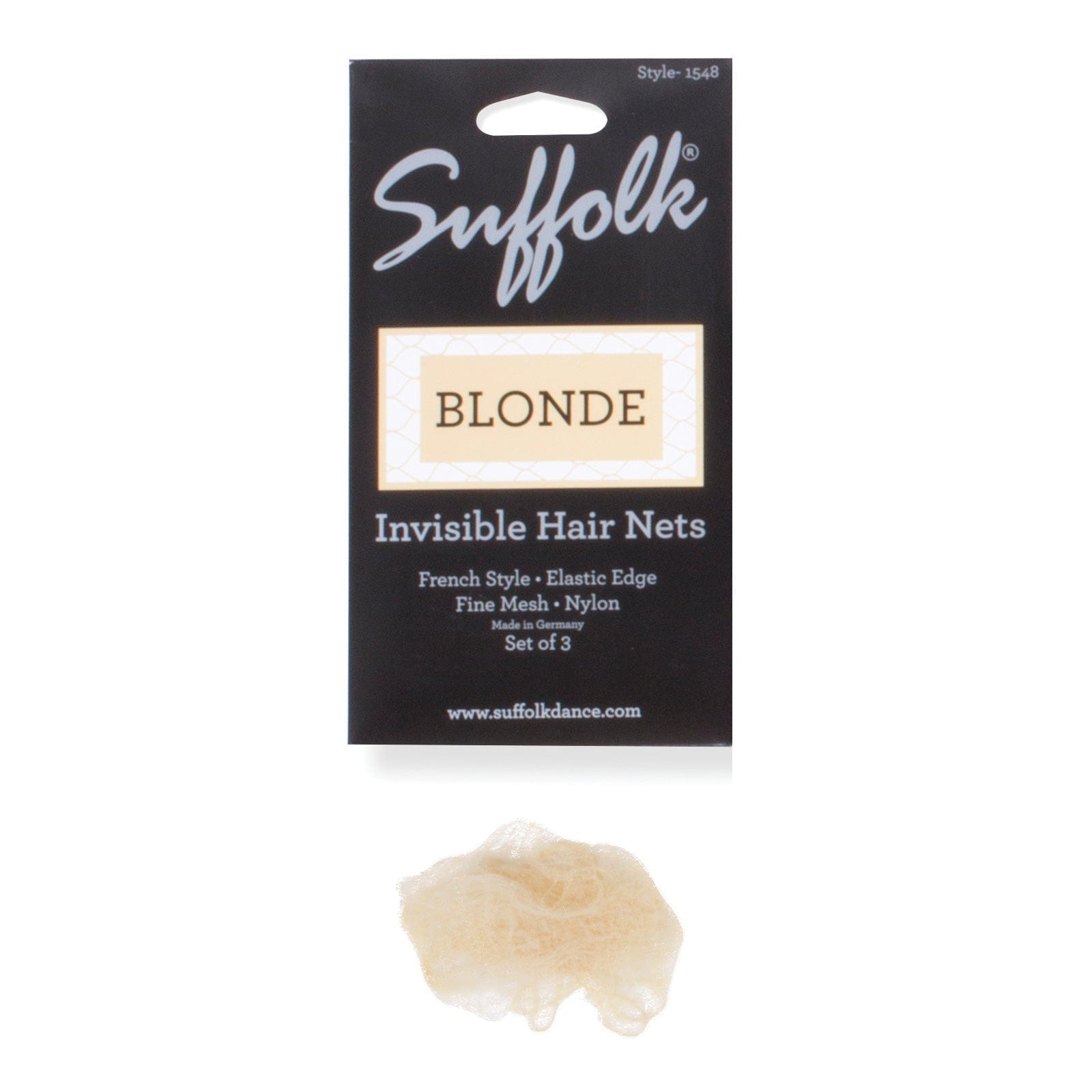 Suffolk Hair Nets Blonde - DanceSupplies.com