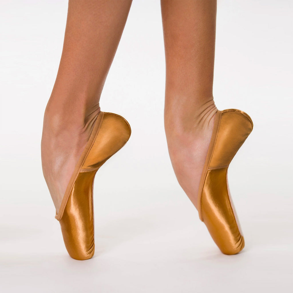 Suffolk Stellar Pointe Shoes - Standard Shank Bronze 4 XN - DanceSupplies.com