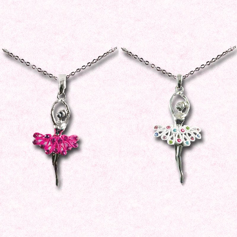 TYVM Ballerina Necklace With Crystals - DanceSupplies.com