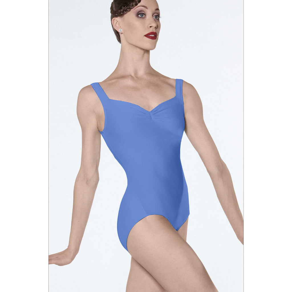 Wear Moi Adult Faustine Camisole Leotard Adult XS French Blue - DanceSupplies.com