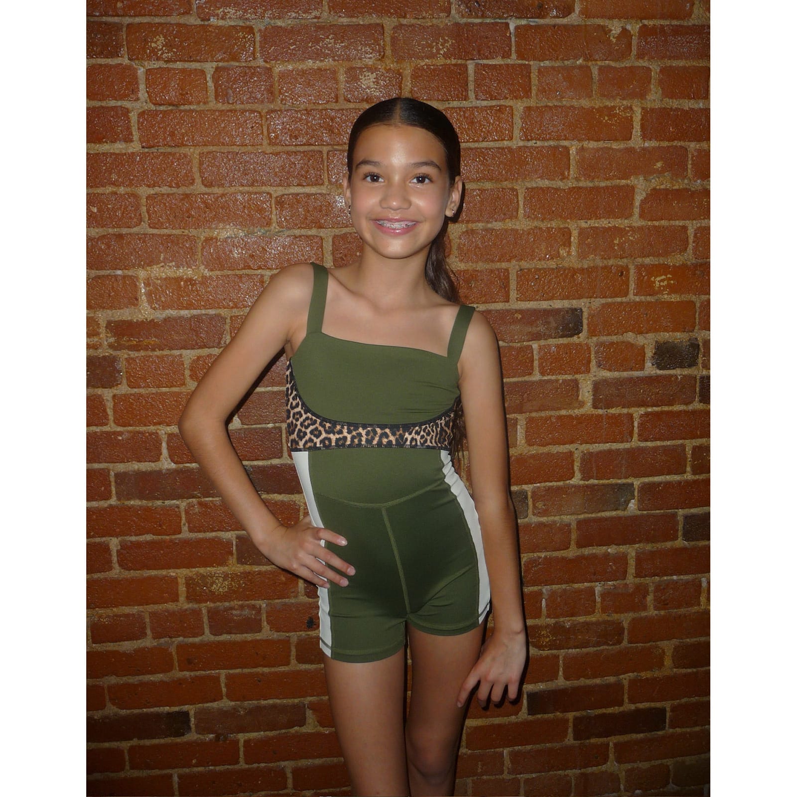 XO Dance Wild Side Biketard - DanceSupplies.com