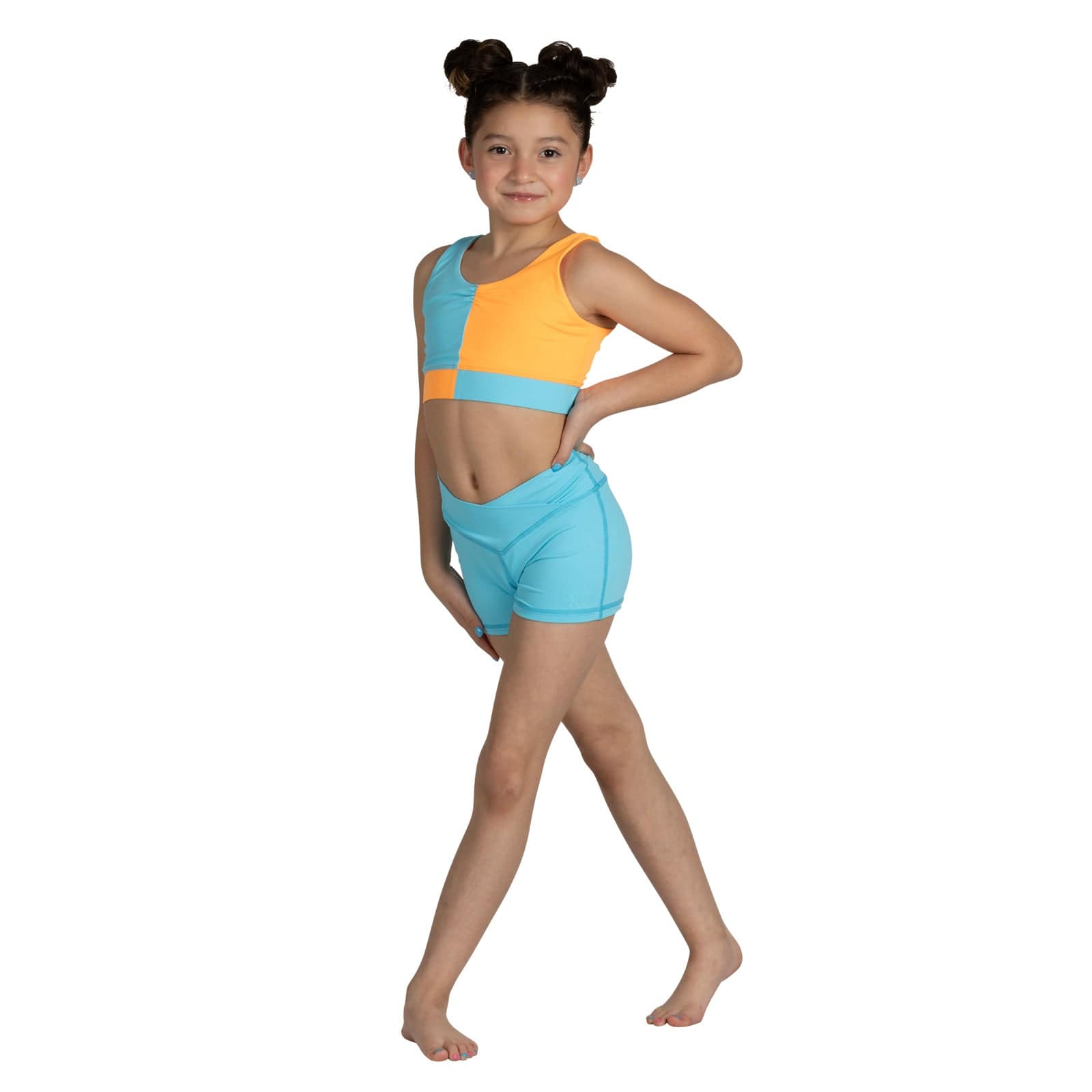 XO Dance Block Party Top Child 4-6 Sunset Splash - DanceSupplies.com