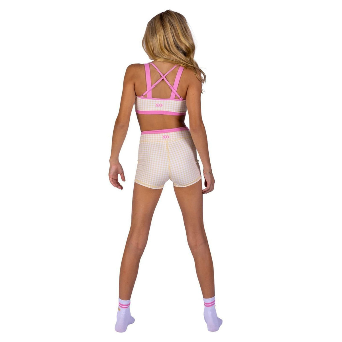 XO Dance Gingham Criss Cross Top - DanceSupplies.com