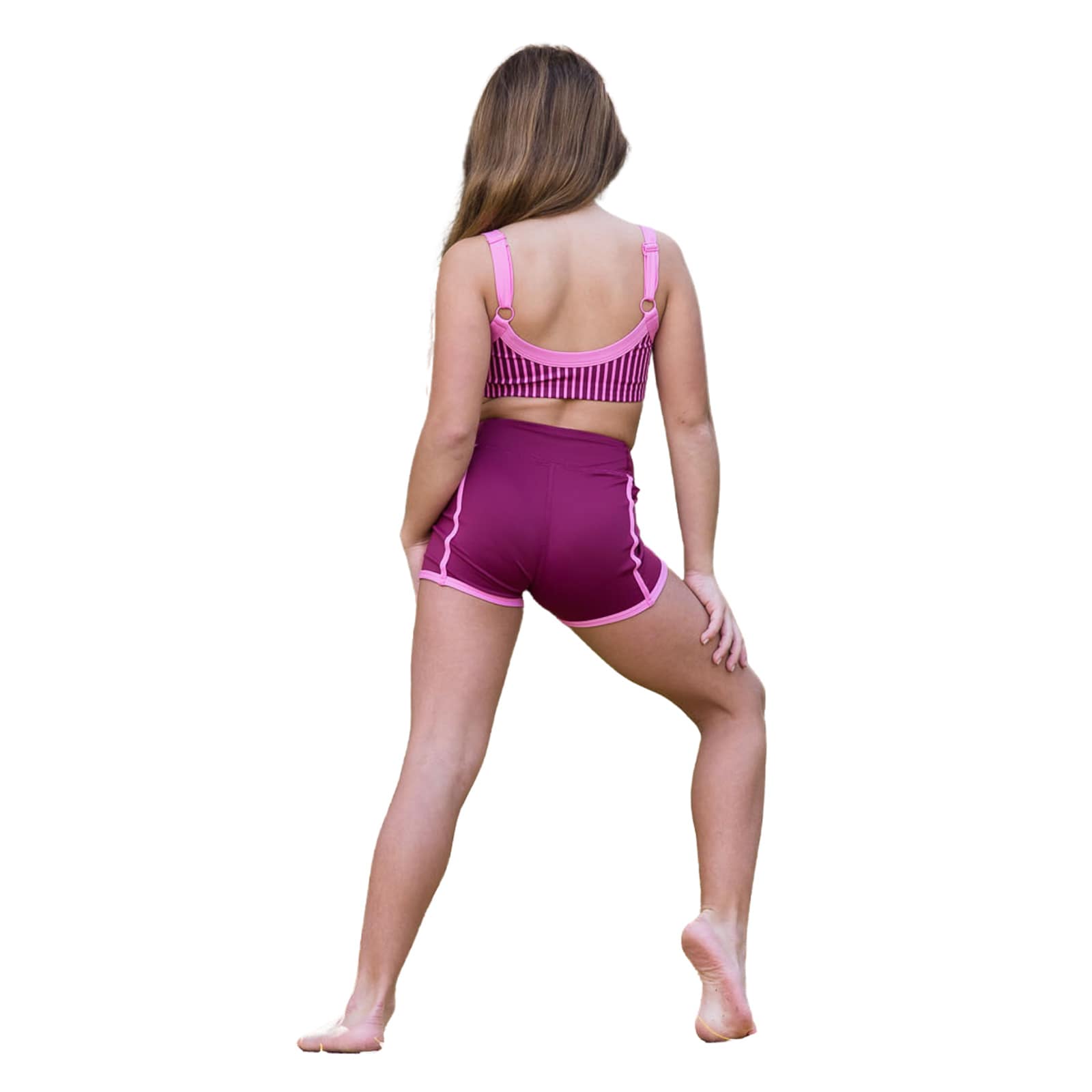 XO Dance Pinstripe Top - DanceSupplies.com