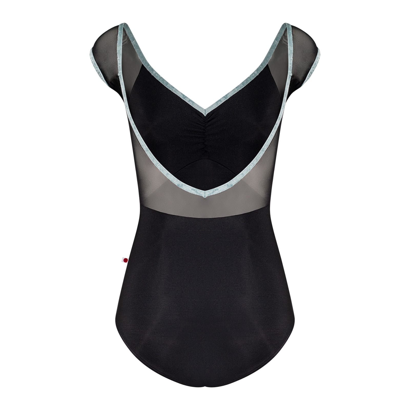 Yumiko Elli Cap Sleeve Leotard - Black - DanceSupplies.com