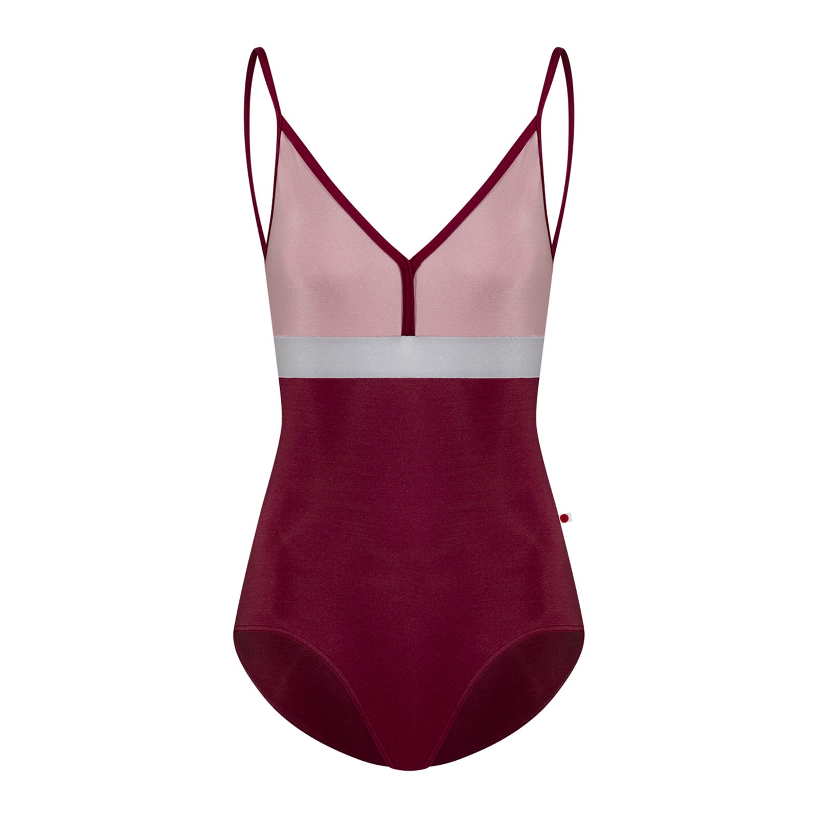Yumiko Zoe Camisole Leotard - Burgundy Adult XS Burgundy - DanceSupplies.com