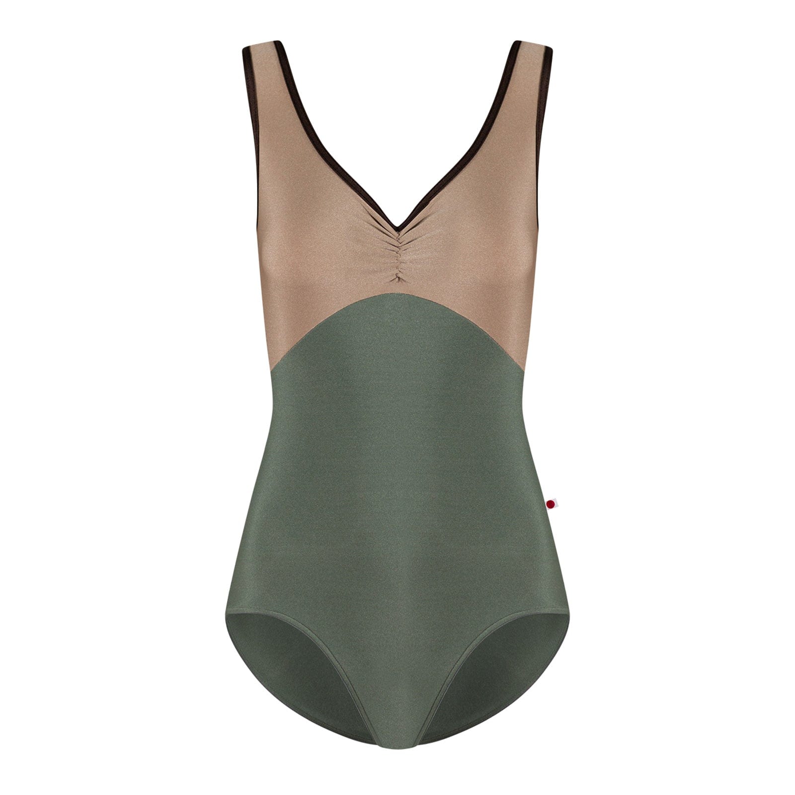 Yumiko Anna Duo Tank Leotard - Sage Adult XS Sage - DanceSupplies.com