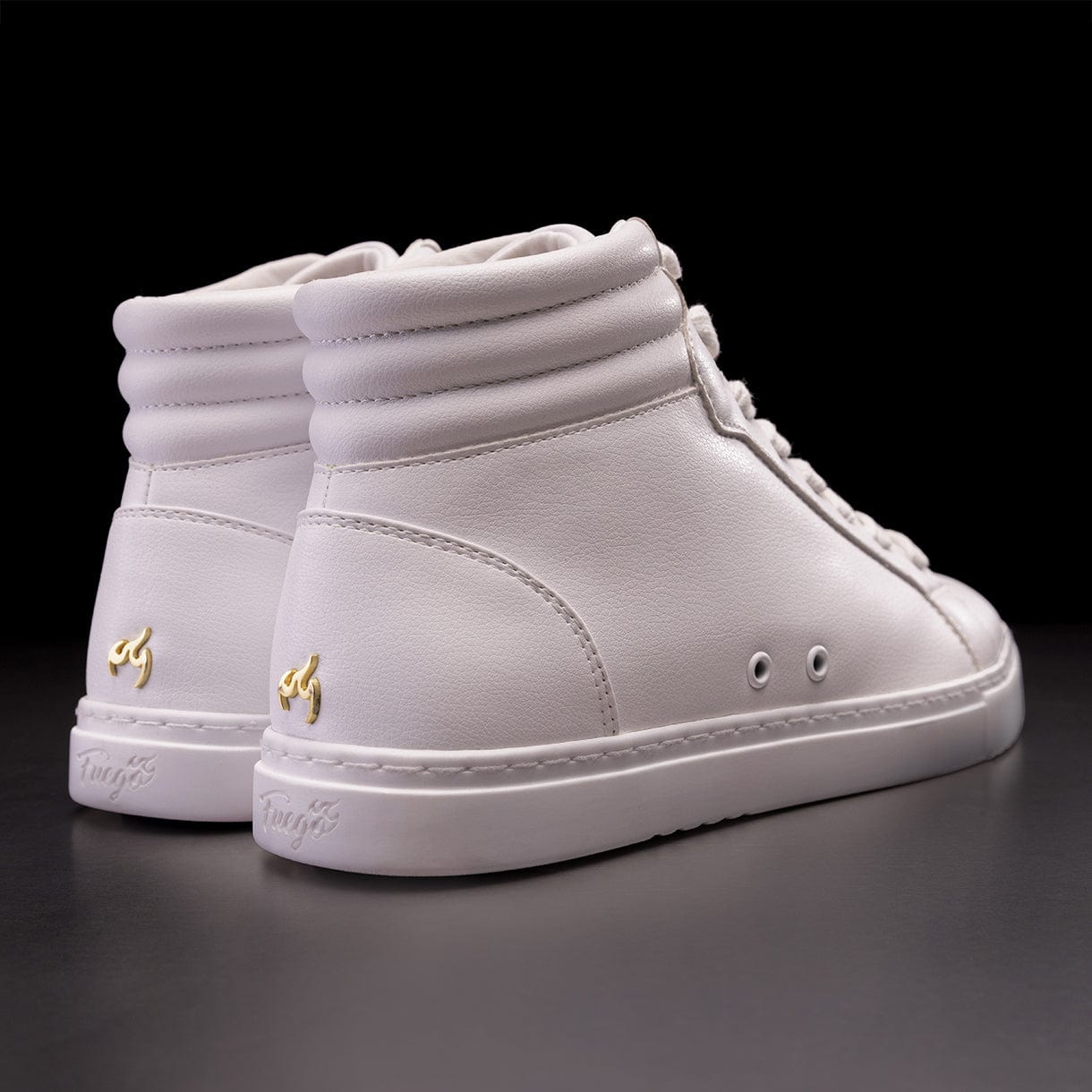 Fuego High-Top Dance Sneakers - White - DanceSupplies.com