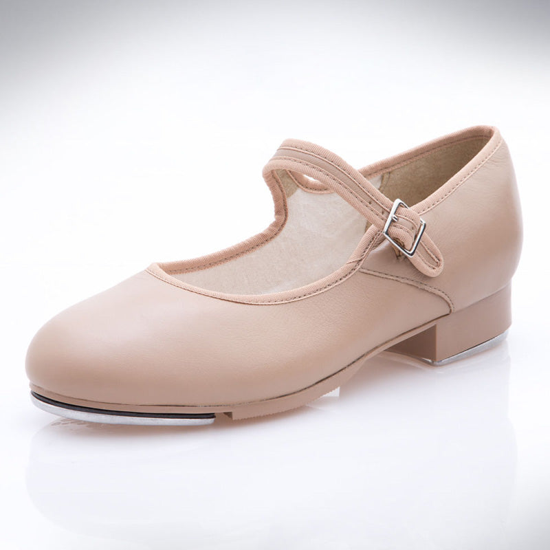 Capezio Adult Mary Jane Tap Shoes - Caramel Adult 3 Medium Caramel- DanceSupplies.com