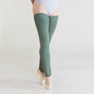 Aluvie Bee Legwarmers Adult Sage - DanceSupplies.com