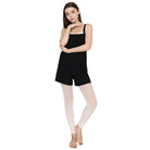 Aluvie Sara Romper Black Adult XS/S - DanceSupplies.com
