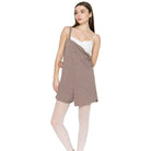 Aluvie Sara Romper Dusty Brown Adult XS/S - DanceSupplies.com