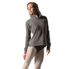Ballet Rosa Olivine Hoodie Adult 36 Gris - DanceSupplies.com