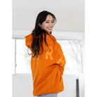 Barre Trash Oversized Hoodie Adult S Sunset Orange - DanceSupplies.com