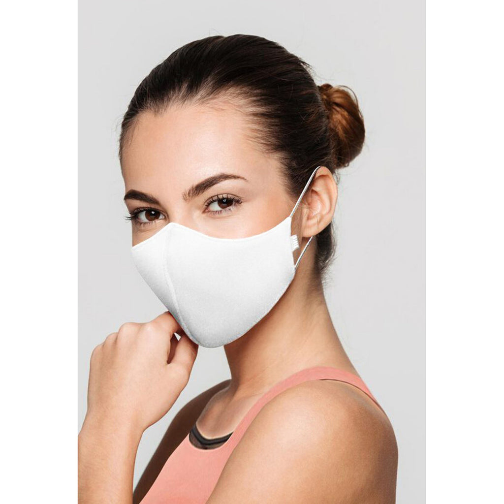 Bloch B-Safe Adult Face Mask 3 Pack White  - DanceSupplies.com