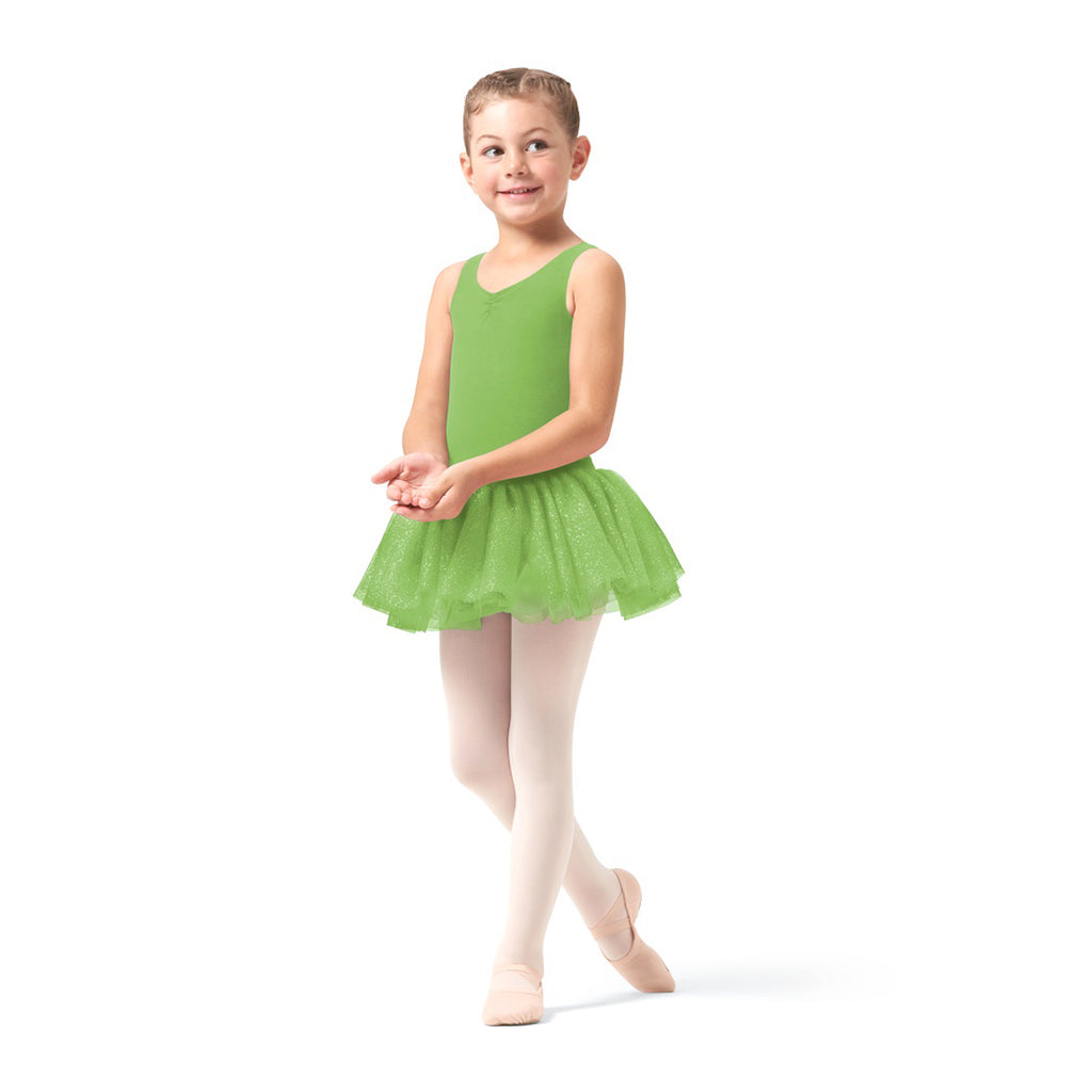 Bloch Tammy Glitter Tank Tutu Dress Child 2-4 Apple - DanceSupplies.com